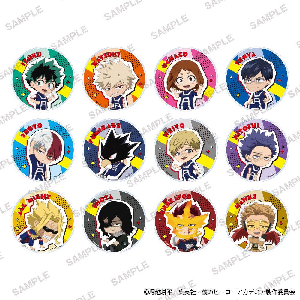 僕のヒーローアカデミア アクリルコースター 準備運動Ver. ("My Hero Academia" Acrylic Coaster Warm-up Exercise Ver.)