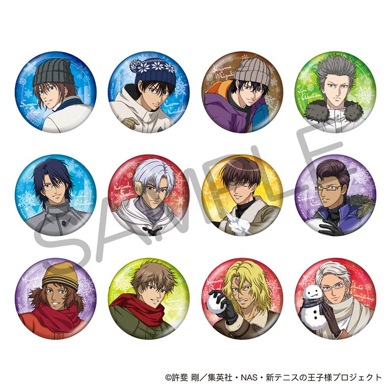 新テニスの王子様 きらきら缶バッジコレクション 雪遊びVol.2 ("New The Prince of Tennis" Kirakira Can Badge Collection Playing in The Snow Vol. 2)