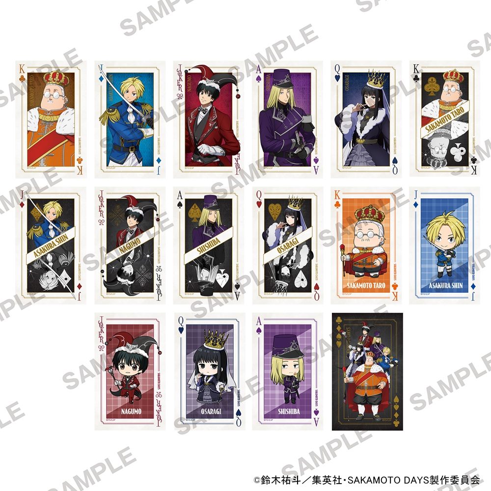 SAKAMOTO DAYS ミニブロマイドコレクション トランプVer. ("Sakamoto Days" Mini Bromide Collection Playing Cards Ver.)