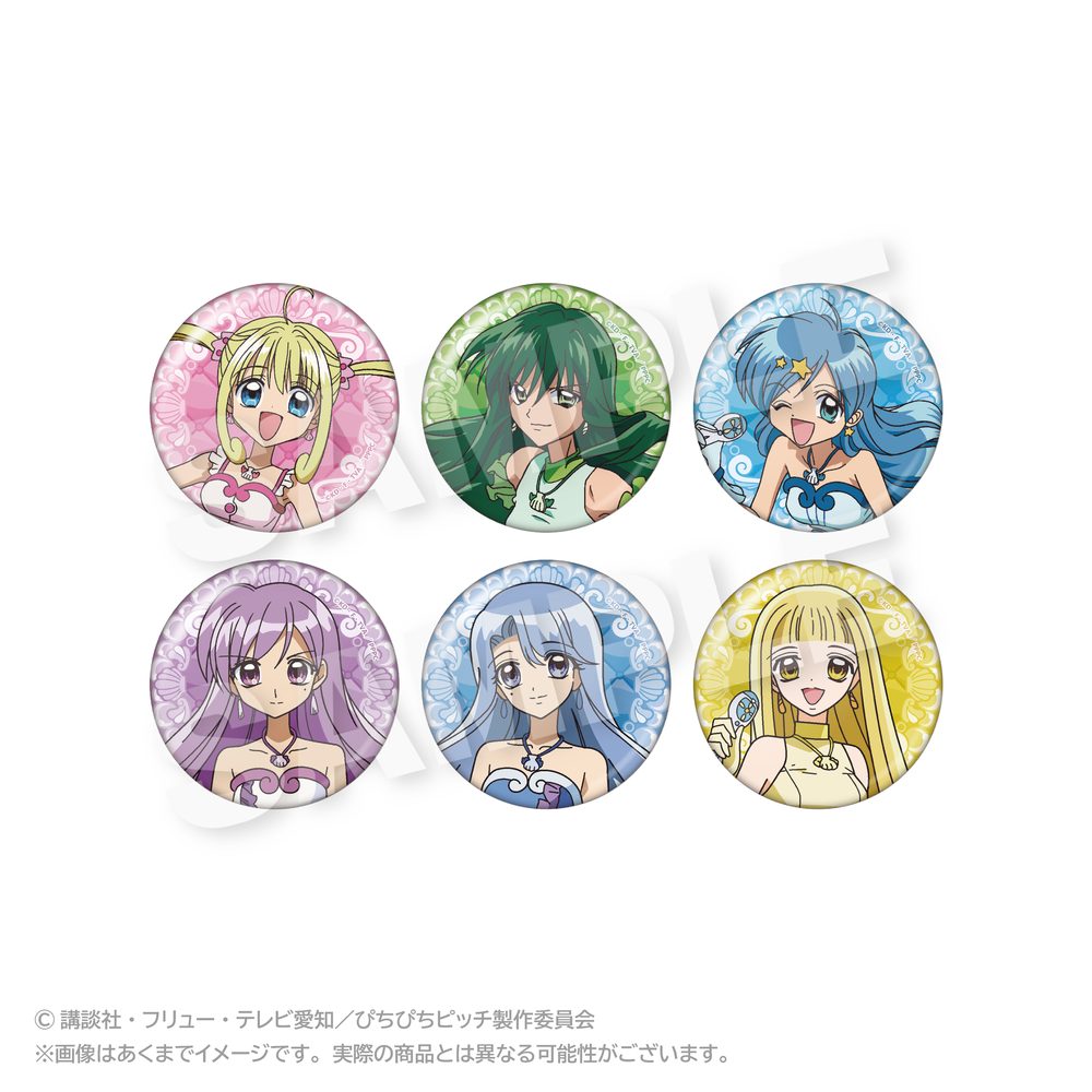 ぴちぴちピッチ トレーディング缶バッジ ファーストVer. ("Mermaid Melody Pichi Pichi Pitch" Trading Can Badge First Ver.)