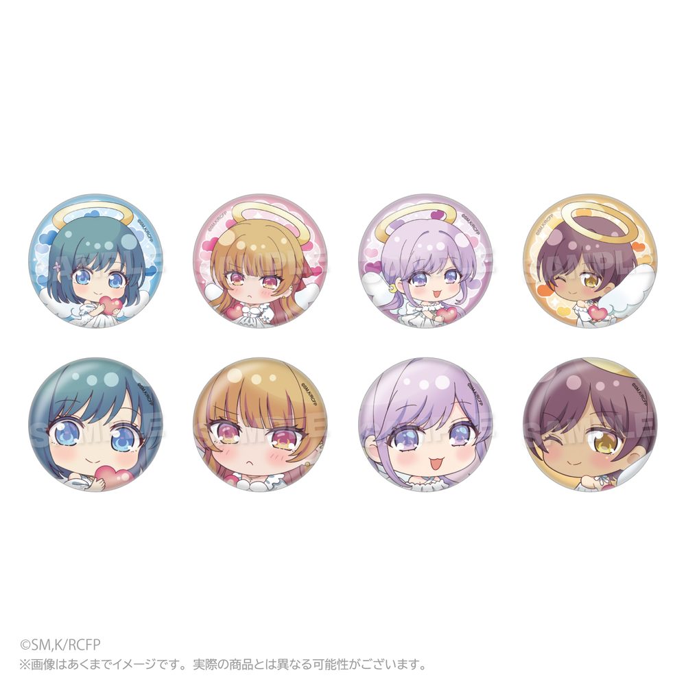 幼馴染とはラブコメにならない トレーディング缶バッジ 天使Ver. ("You Can't Be In a Rom-Com with Your Childhood Friends!" Trading Can Badge Angel Ver.)