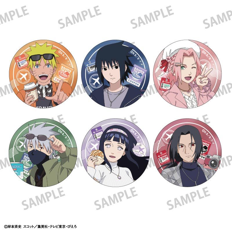 NARUTO-ナルト- 疾風伝 トレーディングメタル缶バッジ ぶらっと旅の巻! ("NARUTO -Shippuden-" Trading Metal Can Badge Buratto Travel no Maki!)