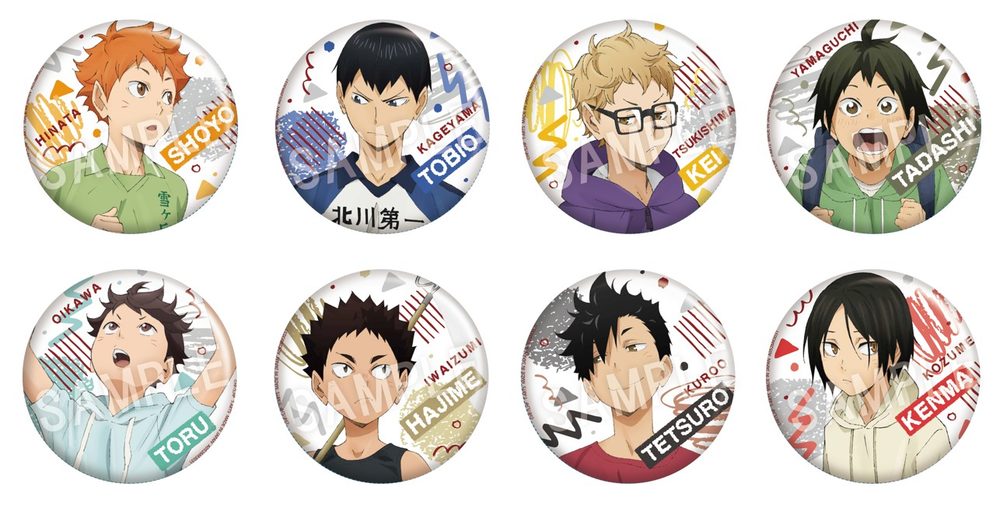 カラパレ ハイキュー!! 思い出トレーディング缶バッジ (Color Palette "Haikyu!!" Memories Trading Can Badge)