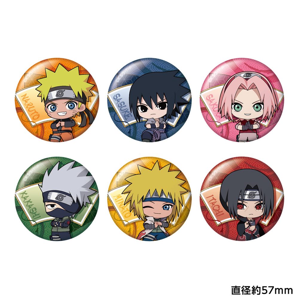 NARUTO-ナルト- 疾風伝 トレーディングちびキャラ缶バッジ ("NARUTO -Shippuden-" Trading Chibi Chara Can Badge)