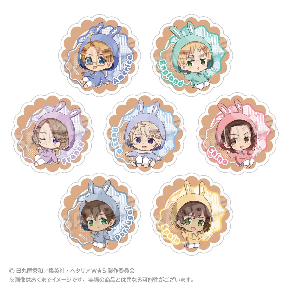 ヘタリア World☆Stars トレーディングステッカー アニマルパーカーVer. Bボックス ("Hetalia World Stars" Trading Sticker Animal Hoodie Ver. B Box)