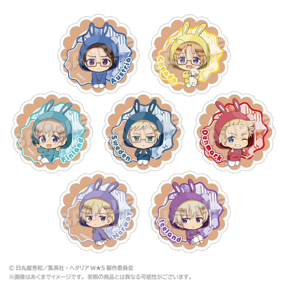 ヘタリア World☆Stars トレーディングステッカー アニマルパーカーVer. Cボックス ("Hetalia World Stars" Trading Sticker Animal Hoodie Ver. C Box)