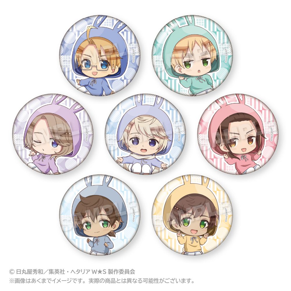 ヘタリア World☆Stars トレーディング缶バッジ アニマルパーカーVer. Bボックス ("Hetalia World Stars" Trading Can Badge Animal Hoodie Ver. B Box)