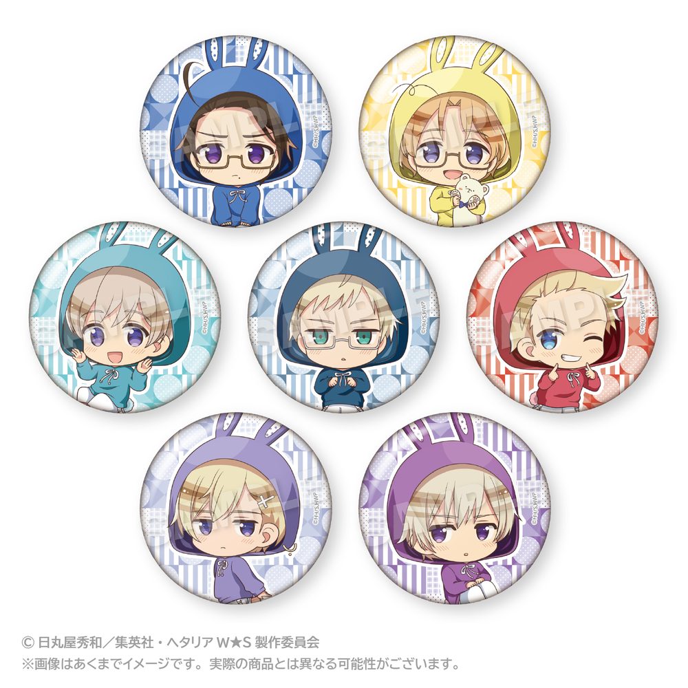 ヘタリア World☆Stars トレーディング缶バッジ アニマルパーカーVer. Cボックス ("Hetalia World Stars" Trading Can Badge Animal Hoodie Ver. C Box)