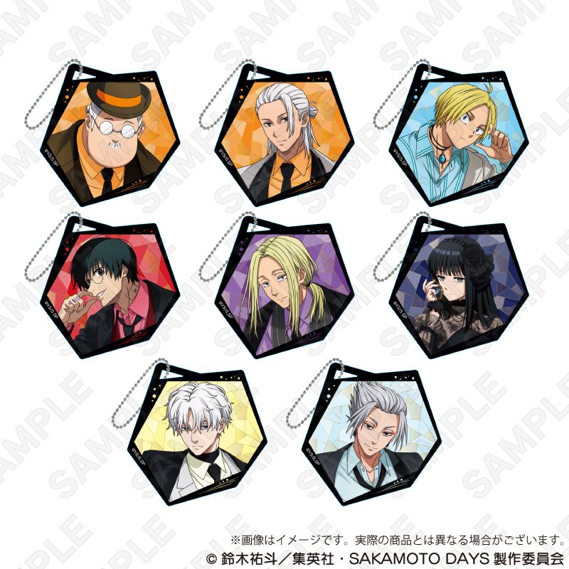 SAKAMOTO DAYS トレーディングホロアクキー 宝石Ver. ("Sakamoto Days" Trading Hologram Acrylic Key Chain Jewelry Ver.)