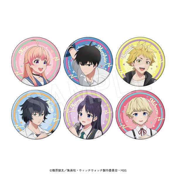 ウィッチウォッチ トレーディング缶バッジ(ランダムホロ入り) ROUND1コラボVer. ("Witch Watch" Trading Can Badge (Random Hologram) ROUND1 Collaboration Ver.)