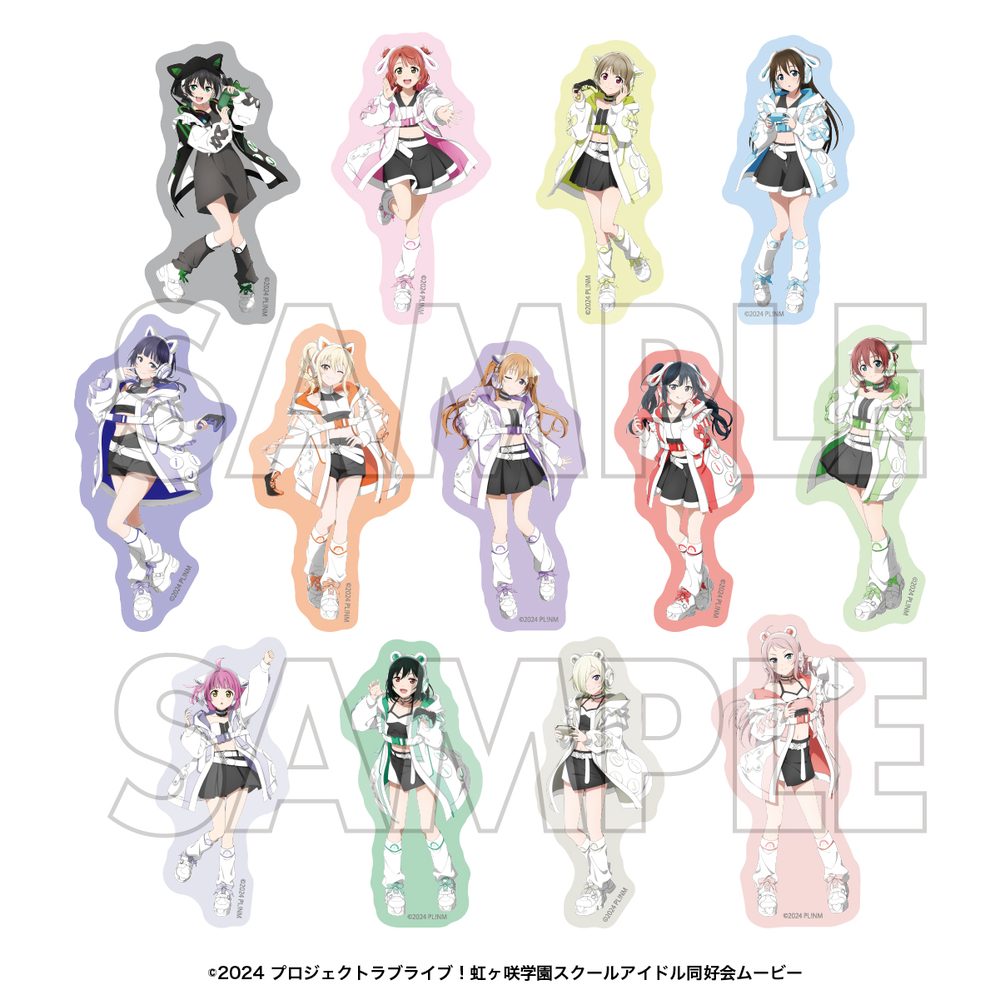 ラブライブ!虹ヶ咲学園スクールアイドル同好会 トレーディングステッカー ("Love Live! Nijigasaki High School Idol Club" Trading Sticker)