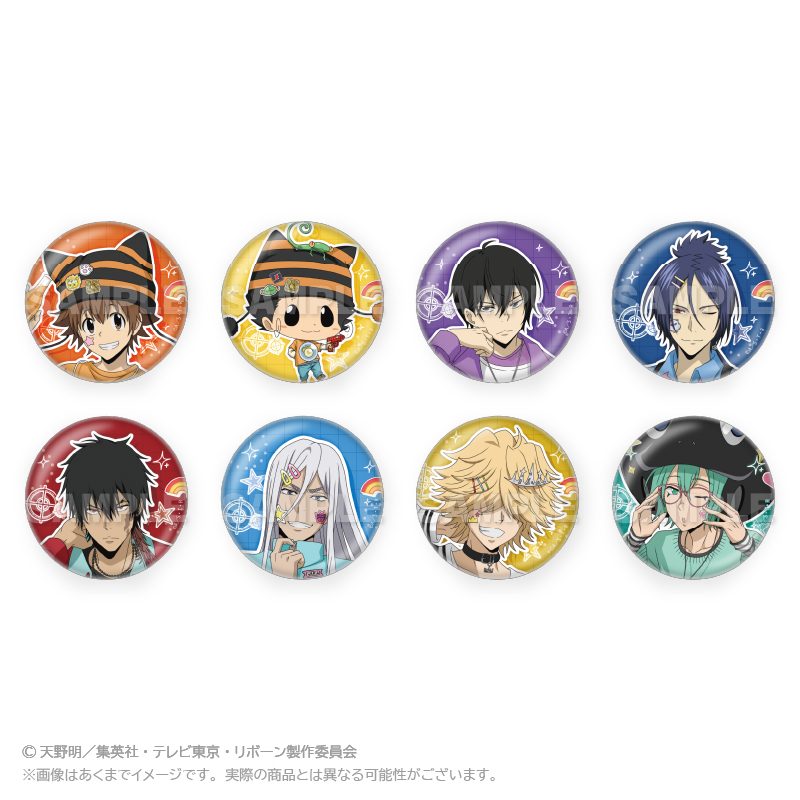 家庭教師ヒットマンREBORN! トレーディング缶バッジ Decorative style Ver. ("Reborn!" Trading Can Badge Decorative Style Ver.)
