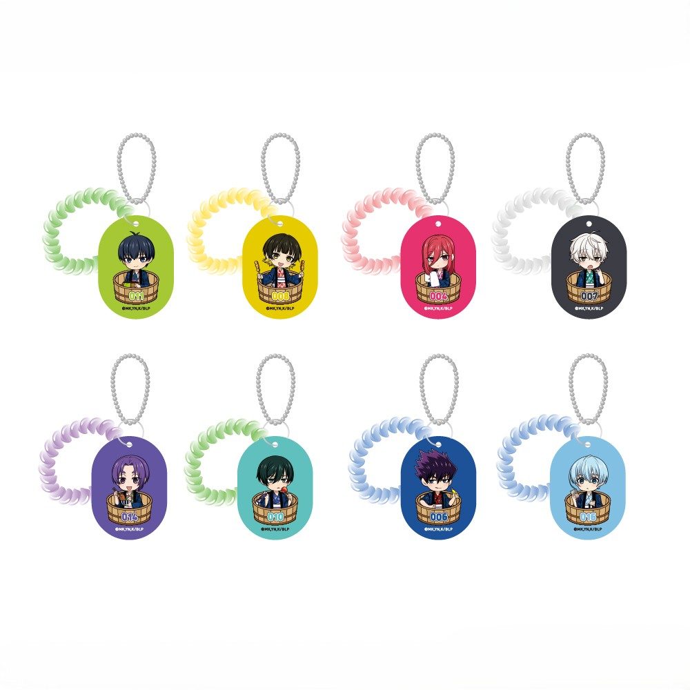 ブルーロック トレーディングロッカーキー風キーホルダー ("Blue Lock" Trading Locker Key Style Key Chain)