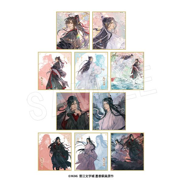 魔道祖師 トレーディングミニ色紙 ("Grandmaster of Demonic Cultivation" Trading Mini Shikishi)