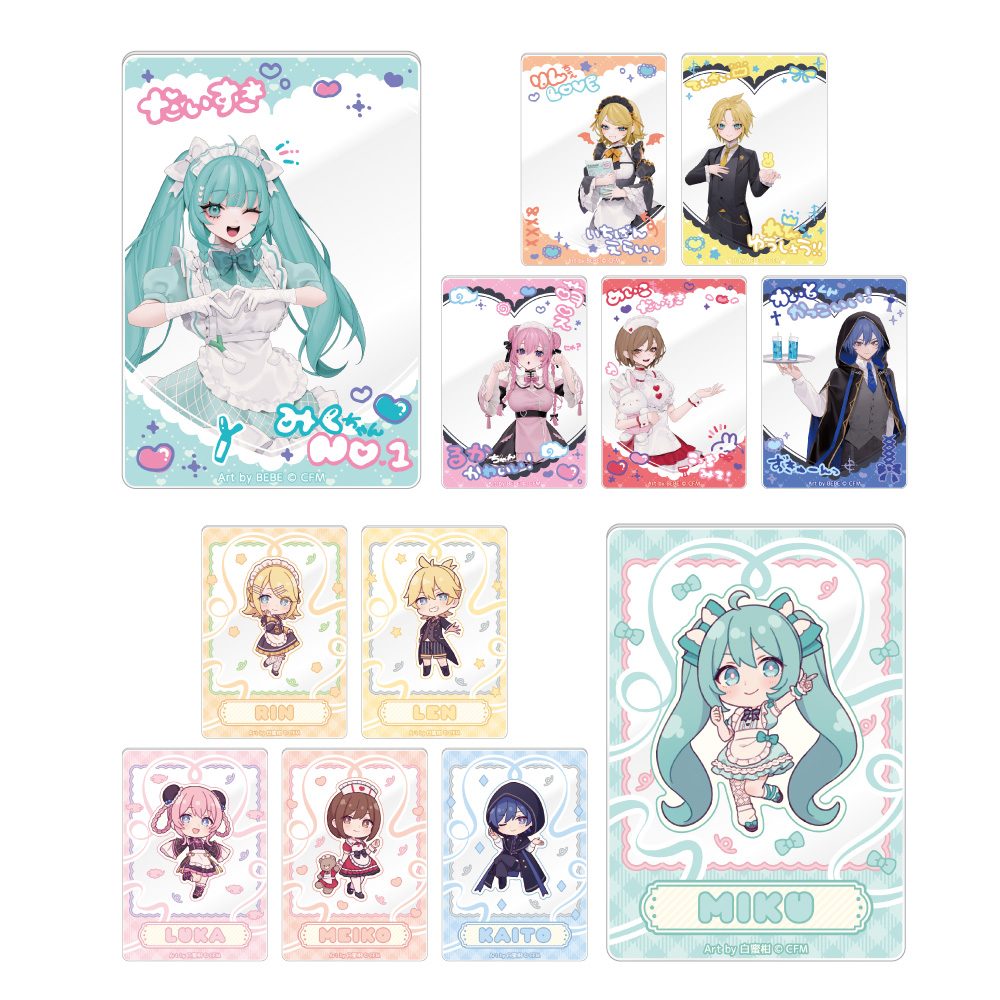 初音ミク 秋葉原フェスティバル2025 トレーディングアクリルカード コンセプトカフェVer. (Hatsune Miku Akihabara Festival 2025 Trading Acrylic Card Concept Cafe Ver.)