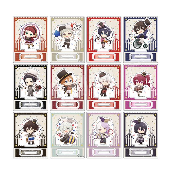 文豪ストレイドッグス トレーディングアクリルスタンド サーカスVer. ("Bungo Stray Dogs" Trading Acrylic Stand Circus Ver.)