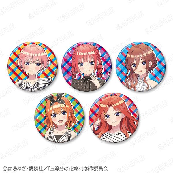 五等分の花嫁* トレーディンググリッター75mm缶バッジ ("The Quintessential Quintuplets Specials 2" Trading Glitter 75mm Can Badge)