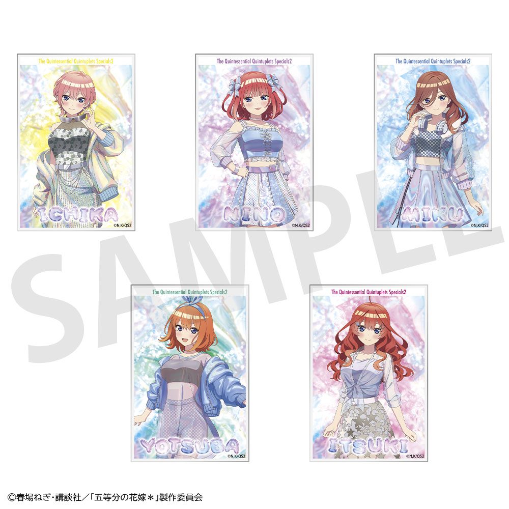 五等分の花嫁* トレーディングアクリルカード ("The Quintessential Quintuplets Specials 2" Trading Acrylic Card)