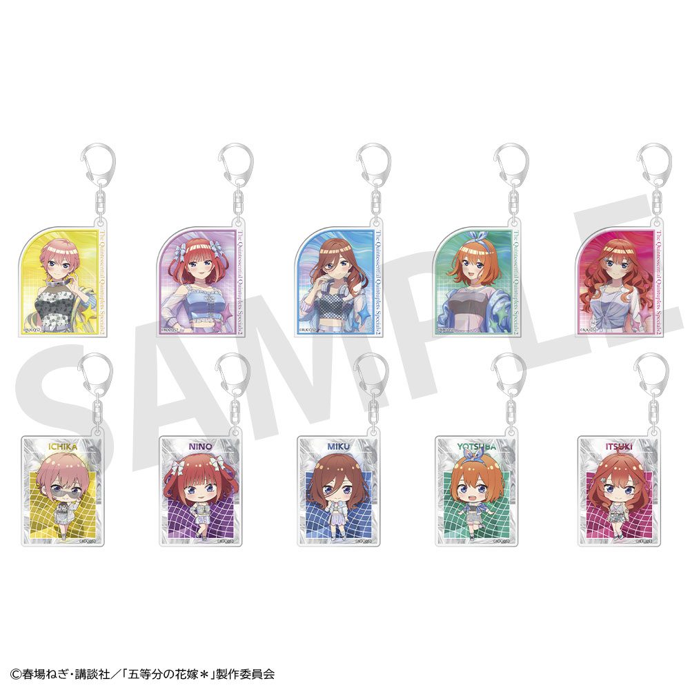 五等分の花嫁* トレーディングアクリルチャーム ("The Quintessential Quintuplets Specials 2" Trading Acrylic Charm)