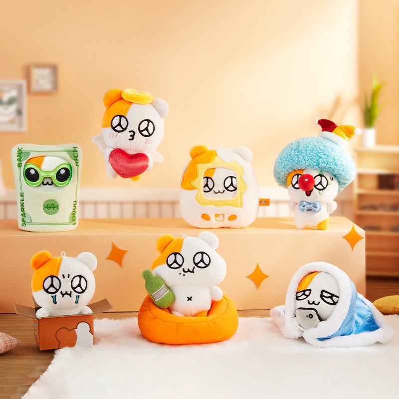 One to X Glitter Hamster ハムスターの日常シリーズ トレーディングプラッシュ (ONE TO X GLITTER HAMSTER HAMSTER'S DAILY LIFE SERIES PLUSH BLIND BOX)