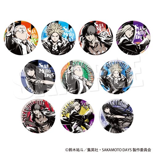 SAKAMOTO DAYS トレーディング缶バッジ ネオ・ペインティングVer. ("Sakamoto Days" Trading Can Badge Neo Painting Ver.)