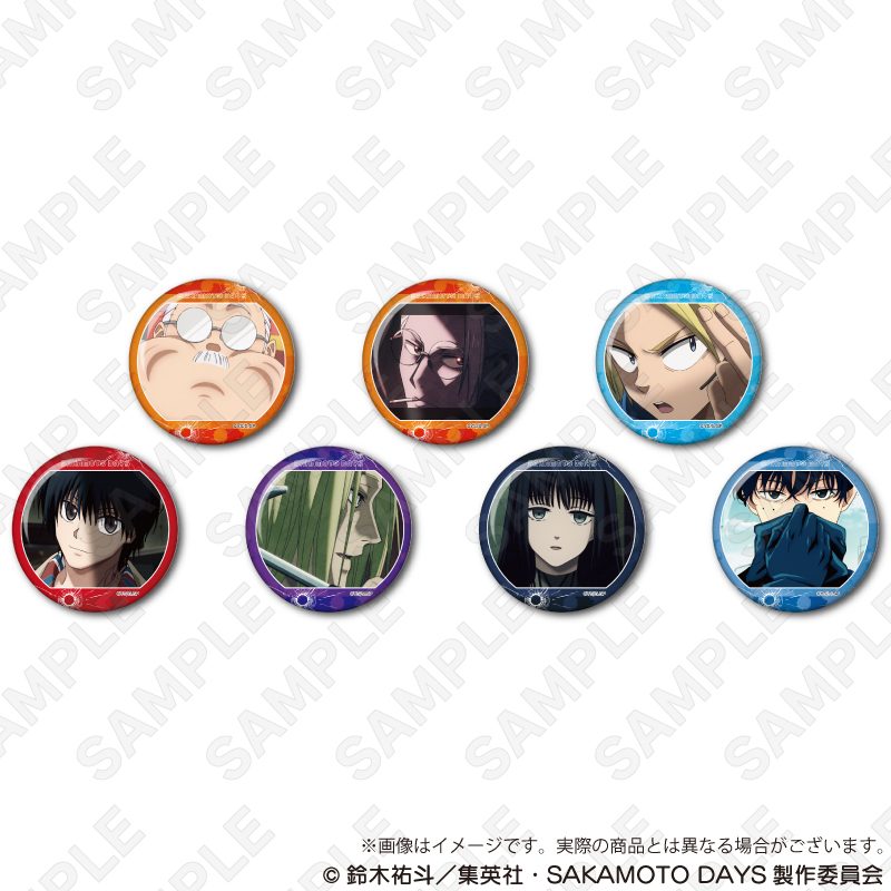 SAKAMOTO DAYS トレーディング場面写缶バッジ ("Sakamoto Days" Trading Scenes Can Badge)