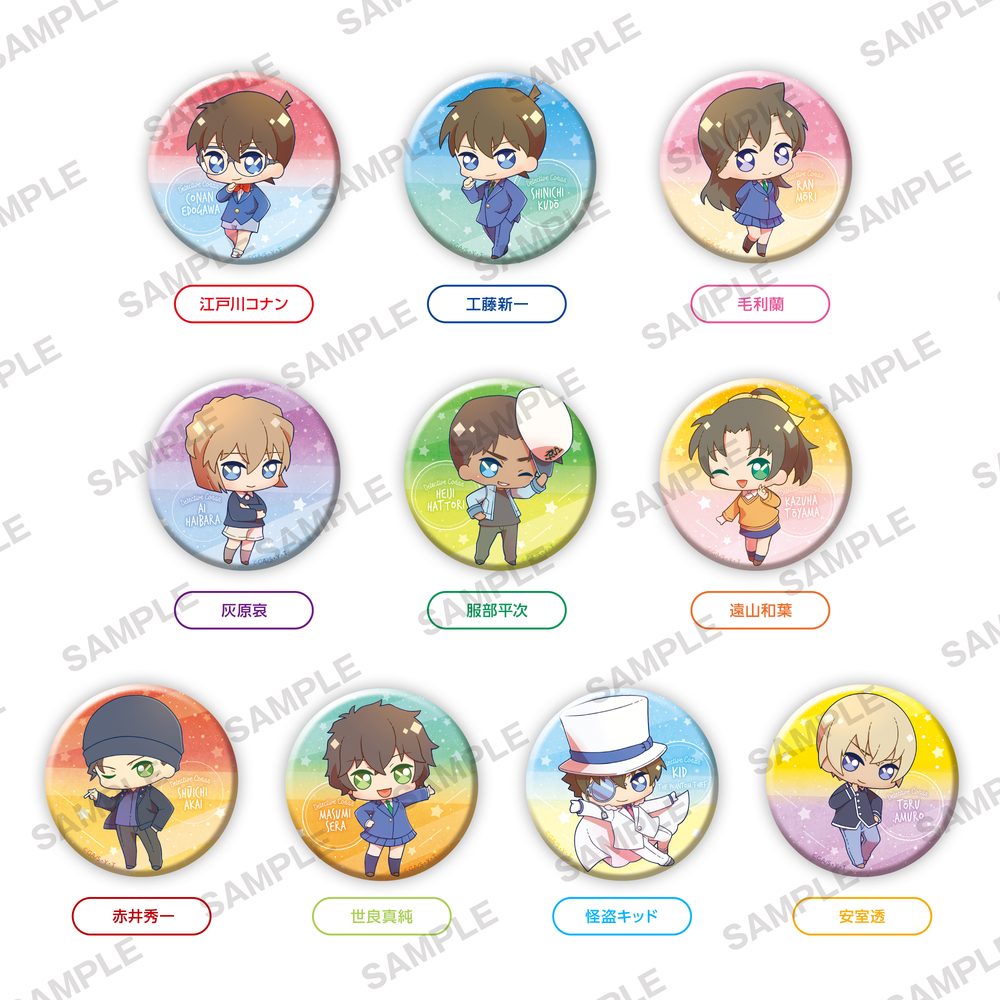 名探偵コナン 缶バッジ+ ちびっとキュートVer. ("Detective Conan" Can Badge + Chibitto Cute Ver.)