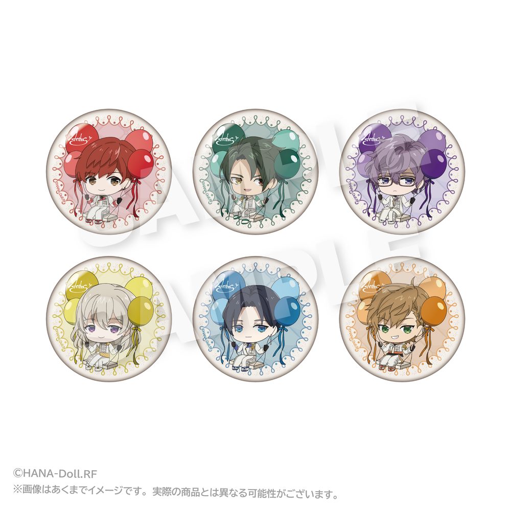 華Doll*-Reinterpretation of Flowering- トレーディングばるんこ缶バッジ ("HANA-Doll -Reinterpretation of Flowering-" Trading Balunko Can Badge)
