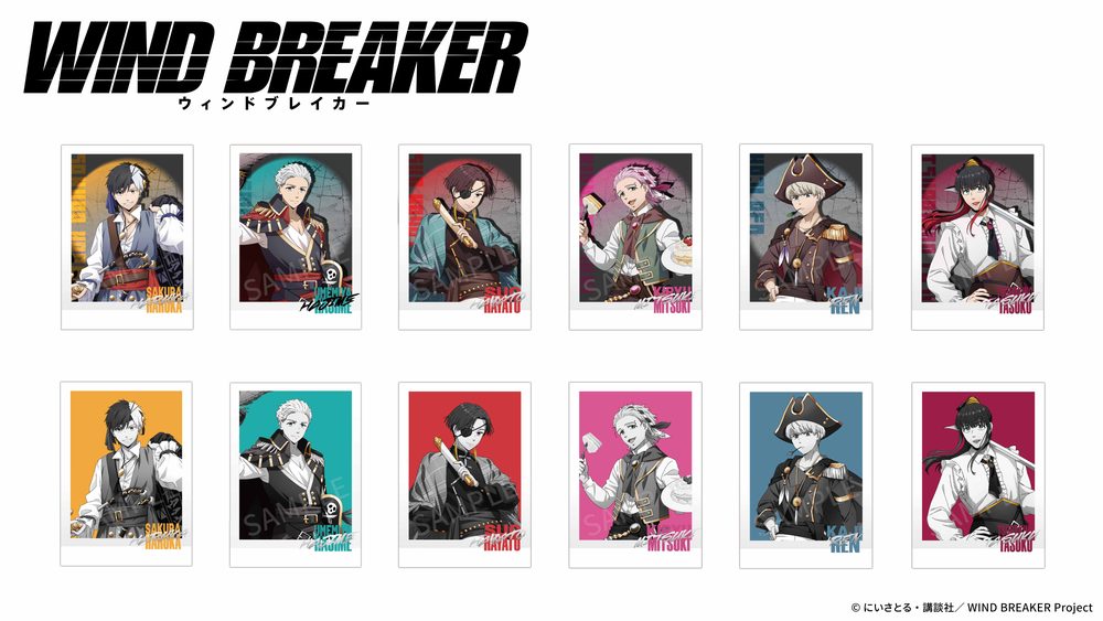 AFORCE×DRAGON HORSE WIND BREAKER (海賊Ver.) インスタントカメラ風ブロマイド (AFORCE x DRAGON HORSE "WIND BREAKER" (PIRATE VER.) TRADING INSTANT CAMERA-STYLE BROMIDE)