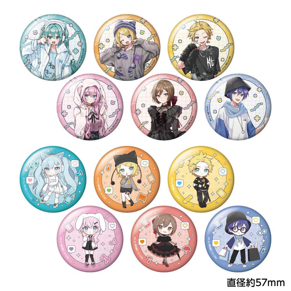 初音ミク トレーディング缶バッジ akiba culture fashion (Hatsune Miku Trading Can Badge akiba culture fashion)
