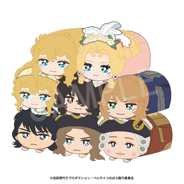 ベルサイユのばら もちころりん ぬいぐるみマスコット ("The Rose of Versailles" Mochikororin Plush Mascot)
