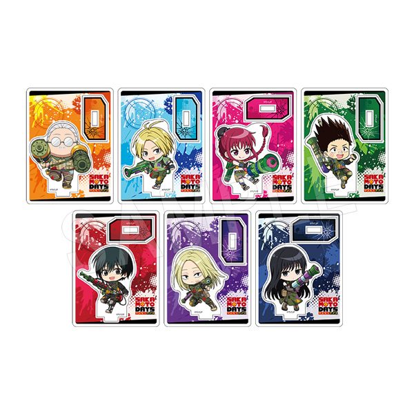 SAKAMOTO DAYS トレーディングアクリルスタンド ペイントボールミニキャラVer. ("Sakamoto Days" Trading Acrylic Stand Paintball Mini Character Ver.)