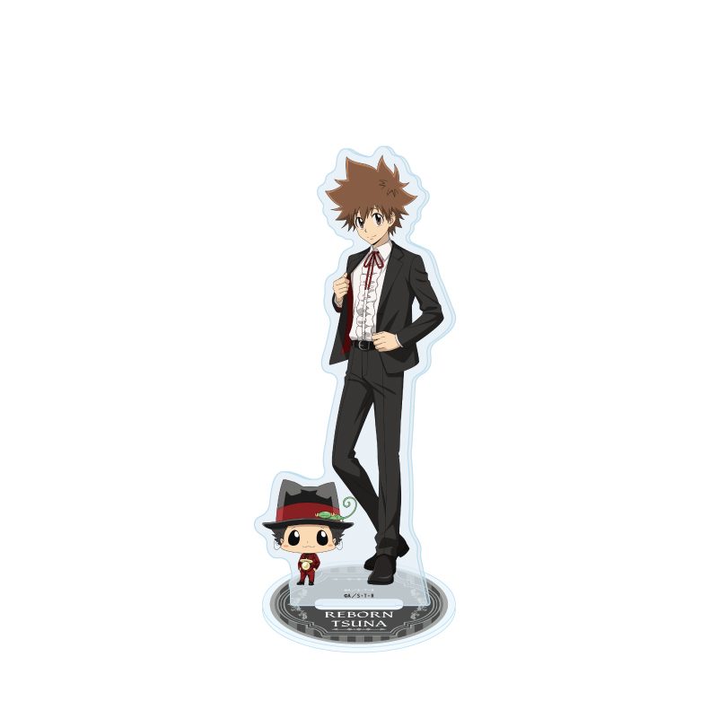アクリルスタンド 家庭教師ヒットマンREBORN! 118 リボーン&沢田綱吉(描き下ろしイラスト) (Acrylic Stand "Reborn!" 118 Reborn & Sawada Tsunayoshi (Original Illustration))