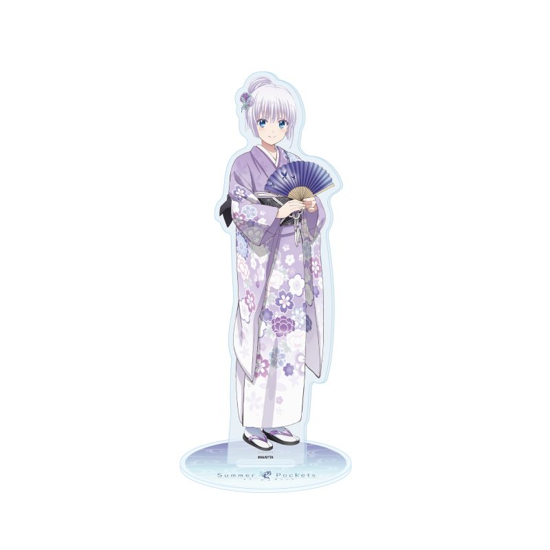 アクリルスタンド Summer Pockets 11 鳴瀬しろは 着物Ver.(描き下ろしイラスト) (Acrylic Stand "Summer Pockets" 11 Naruse Shiroha Kimono Ver. (Original Illustration))