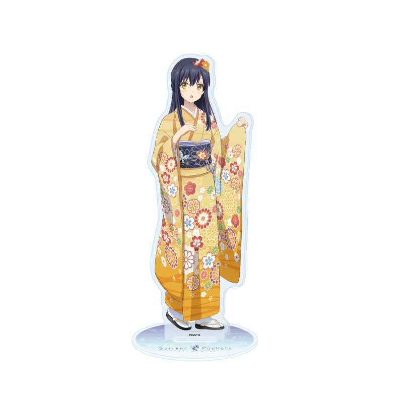 アクリルスタンド Summer Pockets 13 久島鴎 着物Ver.(描き下ろしイラスト) (Acrylic Stand "Summer Pockets" 13 Kushima Kamome Kimono Ver. (Original Illustration))