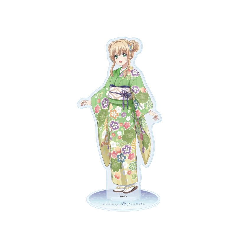 アクリルスタンド Summer Pockets 14 紬ヴェンダース 着物Ver.(描き下ろしイラスト) (Acrylic Stand "Summer Pockets" 14 Tsumugi Wenders Kimono Ver. (Original Illustration))