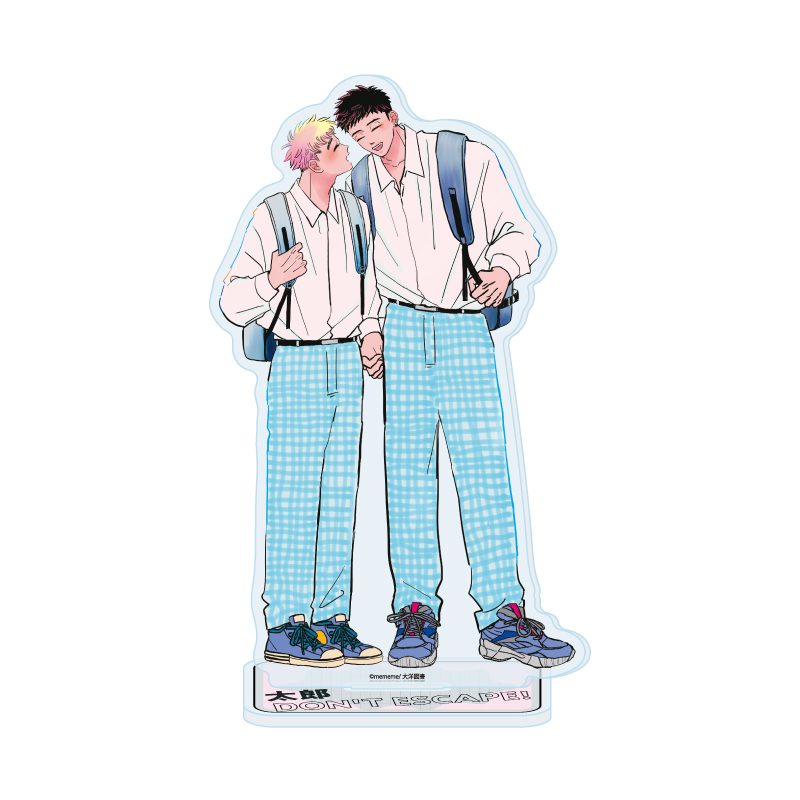アクリルスタンド mememe先生 01 太郎 DON'T ESCAPE!(描き下ろしイラスト) (Acrylic Stand mememe Works 01 "Taro, DON'T ESCAPE!" (Original Illustration))
