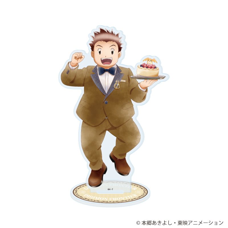 アクリルスタンド デジモンフロンティア 16 柴山純平 お茶会Ver.(描き下ろしイラスト) (Acrylic Stand "Digimon Frontier" 16 Shibayama Junpei Tea Party Ver. (Original Illstration))