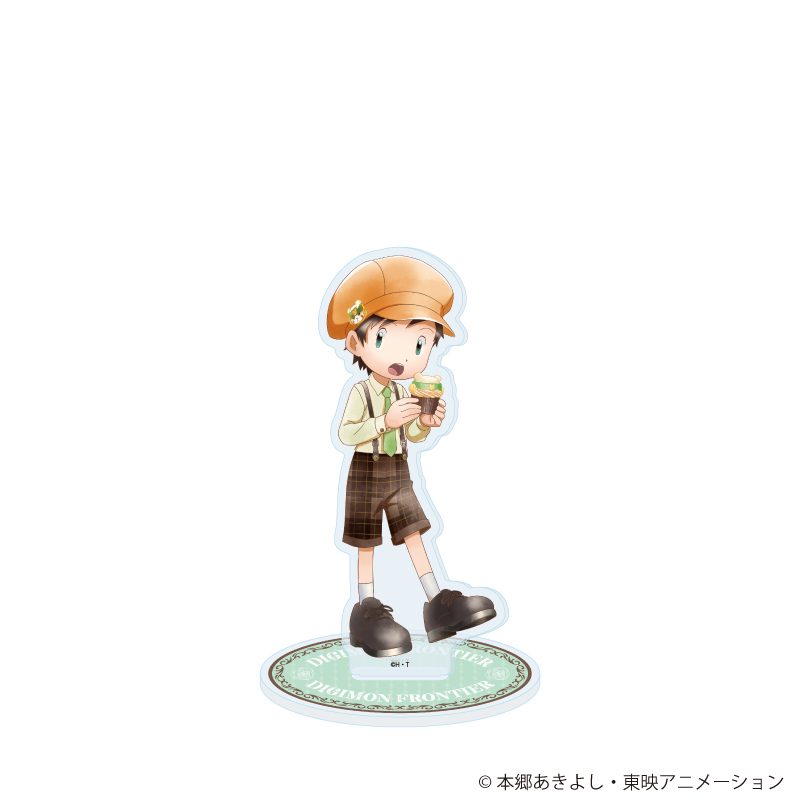 アクリルスタンド デジモンフロンティア 17 氷見友樹 お茶会Ver.(描き下ろしイラスト) (Acrylic Stand "Digimon Frontier" 17 Himi Tomoki Tea Party Ver. (Original Illstration))