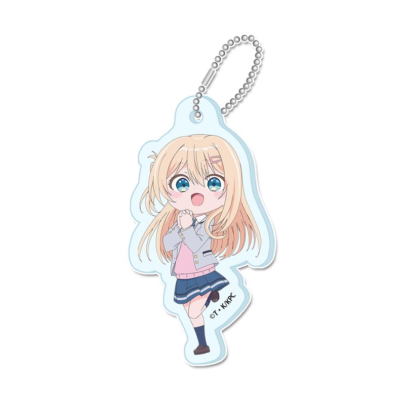 クラスで2番目に可愛い女の子と友だちになった ミニアクリルキーホルダー 天海夕 ("I Made Friends with the Second Prettiest Girl in My Class" Mini Acrylic Key Chain Amami Yu)