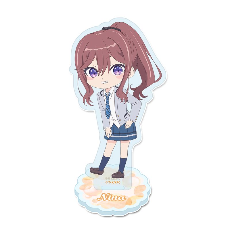 クラスで2番目に可愛い女の子と友だちになった ミニキャラアクリルスタンド 新田新奈 ("I Made Friends with the Second Prettiest Girl in My Class" Mini Character Acrylic Stand Nitta Nina)