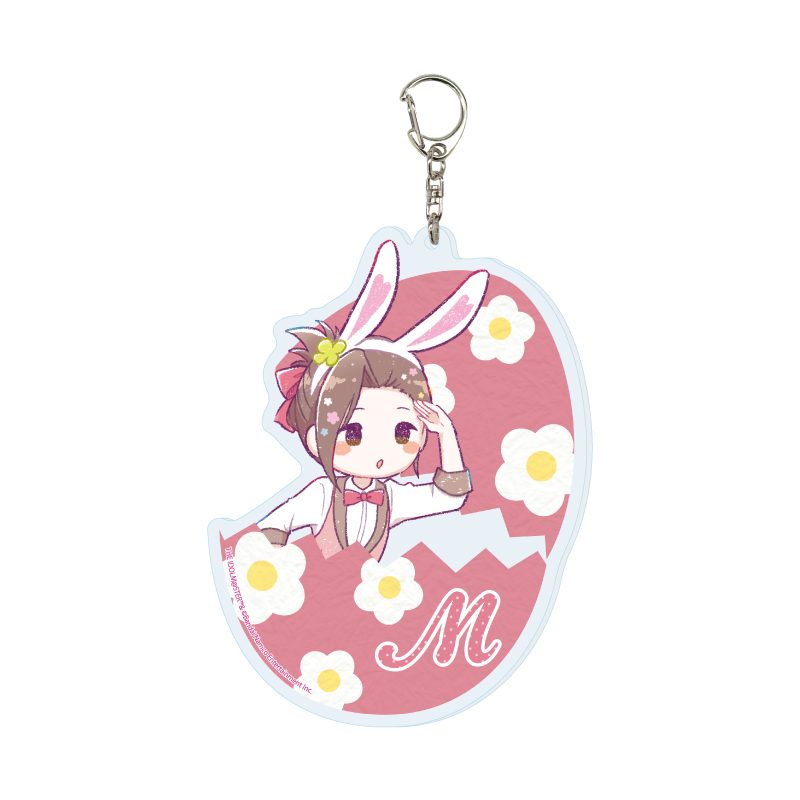 デカアクリルキーホルダー アイドルマスター SideM 01 渡辺みのり エッグハントVer.(グラフアートイラスト) (Deka Acrylic Key Chain "The Idolmaster SideM" 01 Watanabe Minori Egg Hunt Ver. (Graff Art Illustration))