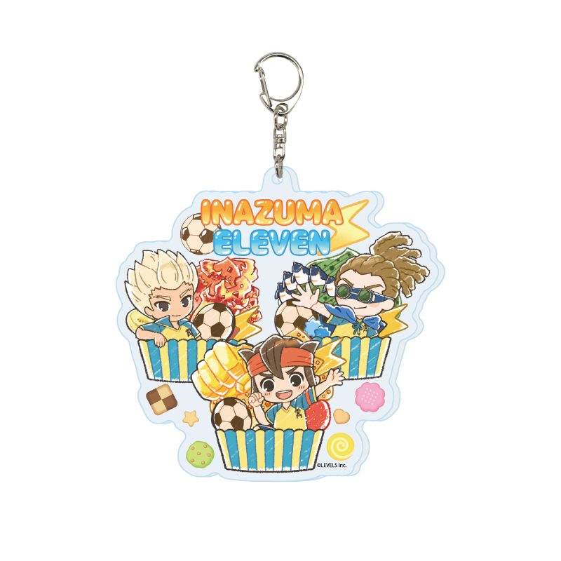 デカアクリルキーホルダー イナズマイレブン 01 スイーツVer. A(グラフアートイラスト) (Deka Acrylic Key Chain "Inazuma Eleven" 01 Sweets Ver. A (Graff Art Illustration))