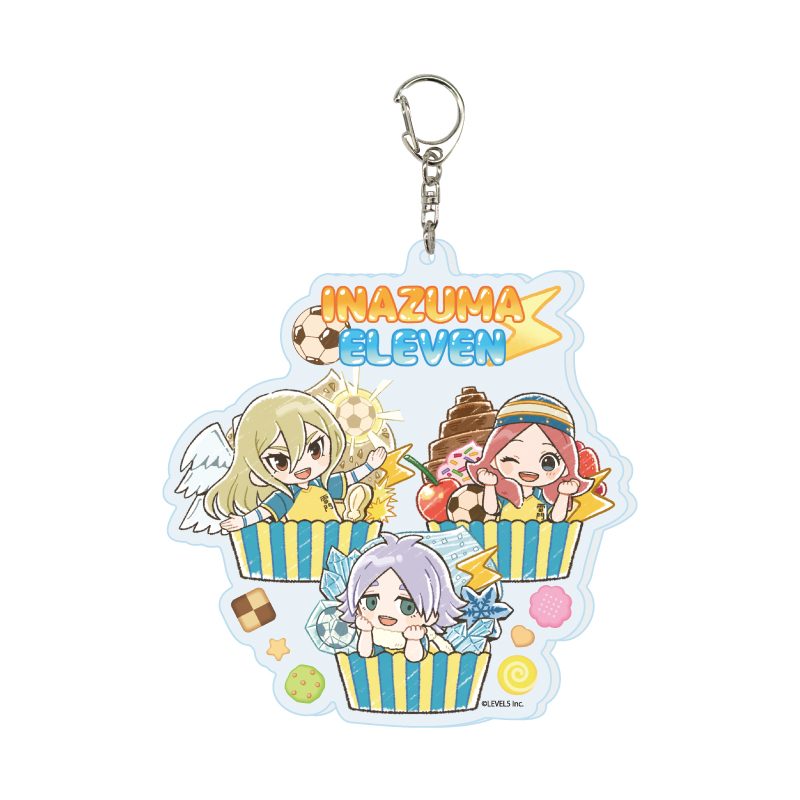 デカアクリルキーホルダー イナズマイレブン 03 スイーツVer. C(グラフアートイラスト) (Deka Acrylic Key Chain "Inazuma Eleven" 03 Sweets Ver. C (Graff Art Illustration))