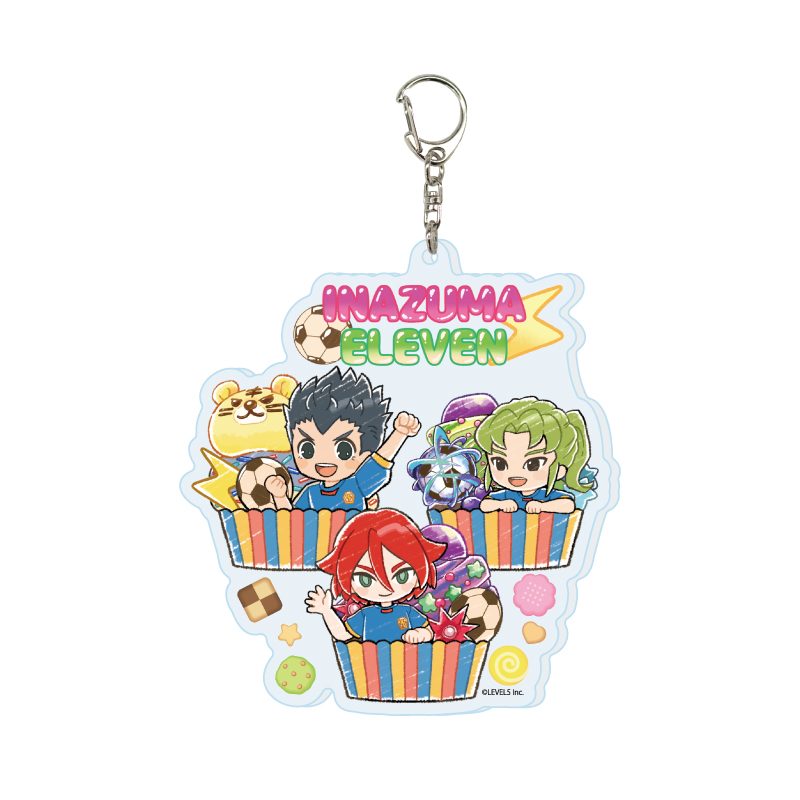 デカアクリルキーホルダー イナズマイレブン 06 スイーツVer. F(グラフアートイラスト) (Deka Acrylic Key Chain "Inazuma Eleven" 06 Sweets Ver. F (Graff Art Illustration))