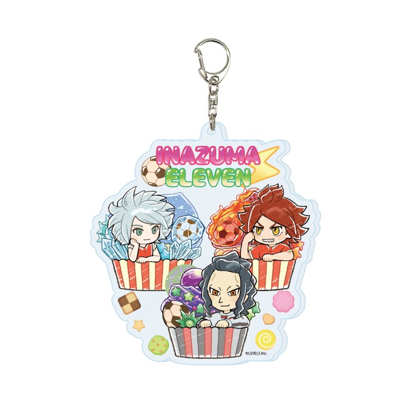 デカアクリルキーホルダー イナズマイレブン 07 スイーツVer. G(グラフアートイラスト) (Deka Acrylic Key Chain "Inazuma Eleven" 07 Sweets Ver. G (Graff Art Illustration))