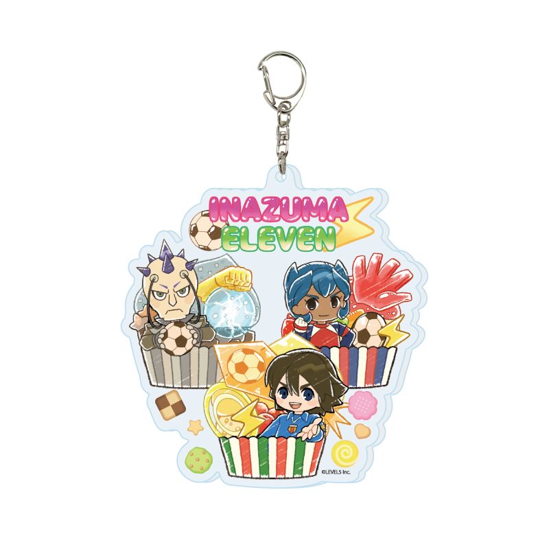 デカアクリルキーホルダー イナズマイレブン 08 スイーツVer. H(グラフアートイラスト) (Deka Acrylic Key Chain "Inazuma Eleven" 08 Sweets Ver. H (Graff Art Illustration))