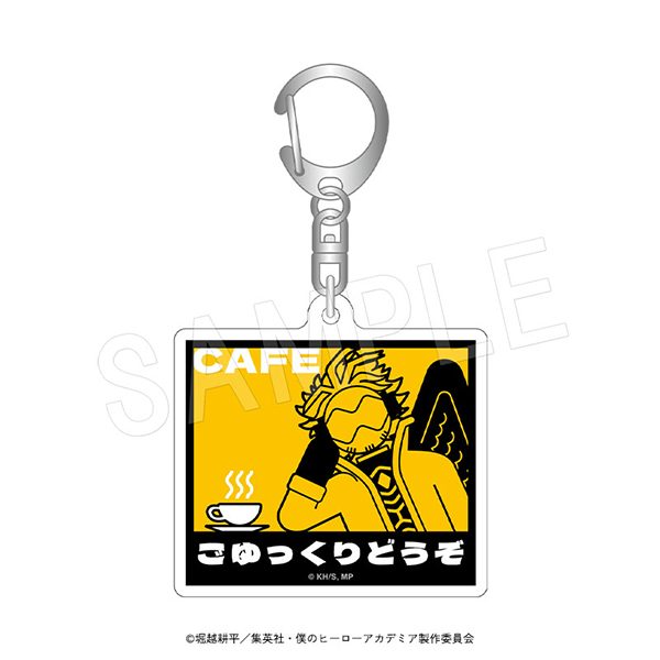 僕のヒーローアカデミア ホテル案内キーホルダー ホークス ("My Hero Academia" Hotel Information Key Chain Hawks)