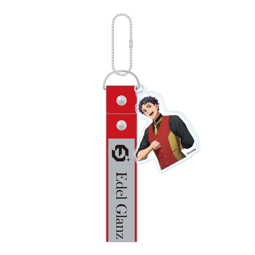 薬屋のひとりごと 銀テープキーホルダー 李白 エイプリルフール 2026Ver. ("The Apothecary Diaries" Silver Tape Key Chain Lihaku April Fools' Day 2026 Ver.)