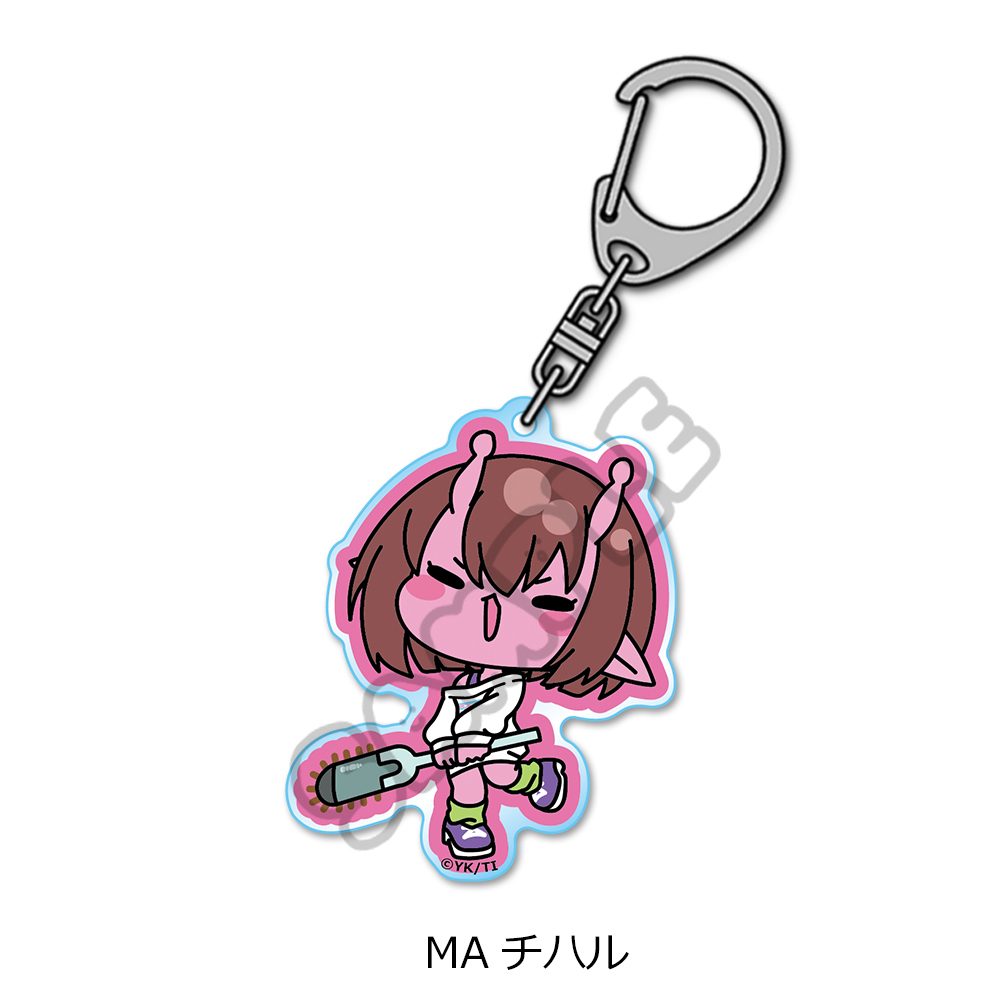 銀河特急 ミルキー☆サブウェイ アクリルキーホルダー(mochocho) MA チハル ("MILKY SUBWAY THE GALACTIC LIMITED EXPRESS" Acrylic Key Chain (mochocho) MA Chiharu)